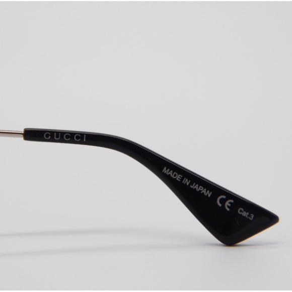 NEW GUCCI GG0061S 007 ROUND BLUE RED SUNGLASSES - Picture 9 of 11